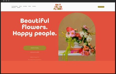 Retail brand site